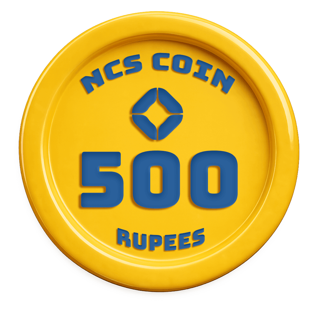 NCS Coin ₹500 Front