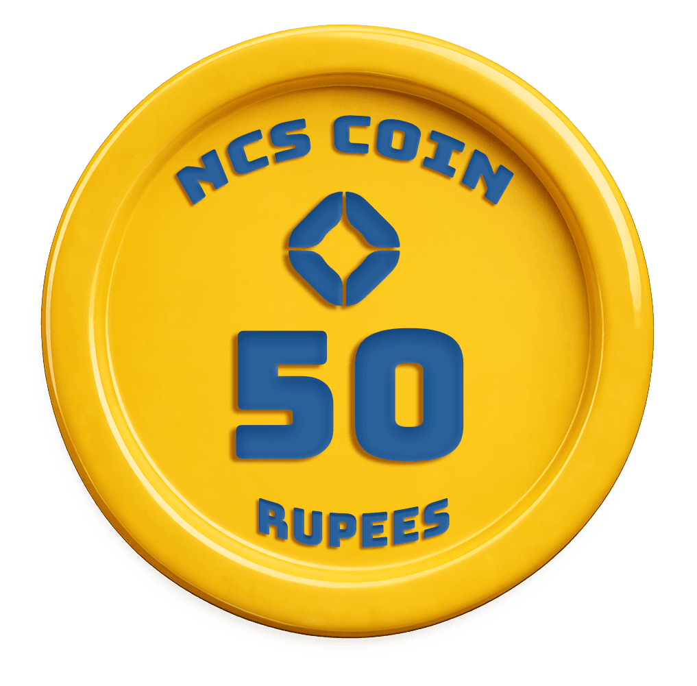 NCS Coin ₹50 Front